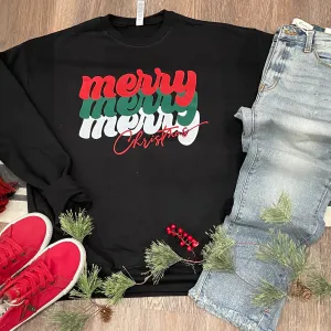 Merry Christmas Crewneck Sweatshirt