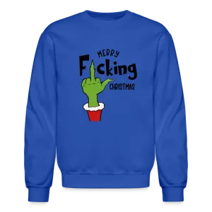 Merry F*cking Christmas Grumpy Middle Finger Sweatshirt