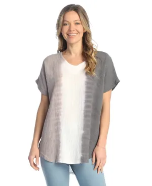 Mineral Washed Double Gauze Top, Layer