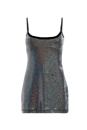 Mirror Party Slip Dress