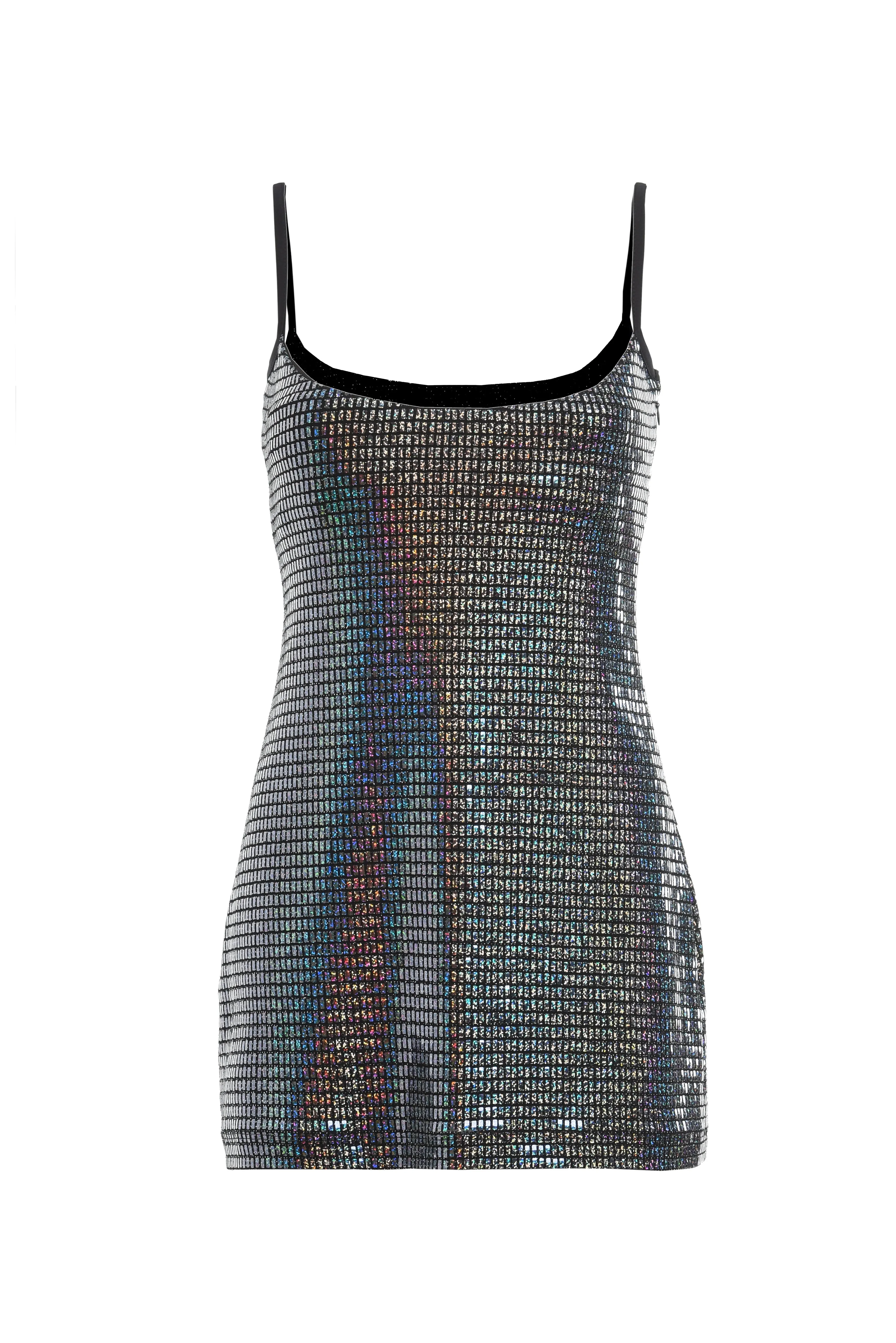 Mirror Party Slip Dress