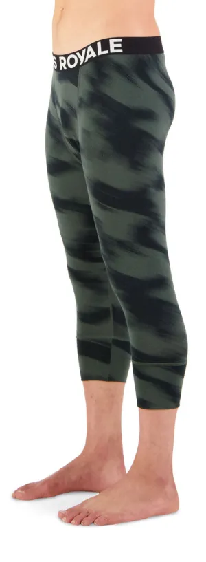 Mons Royale Cascade 3/4 Legging Thermals Mens Rosin Motion