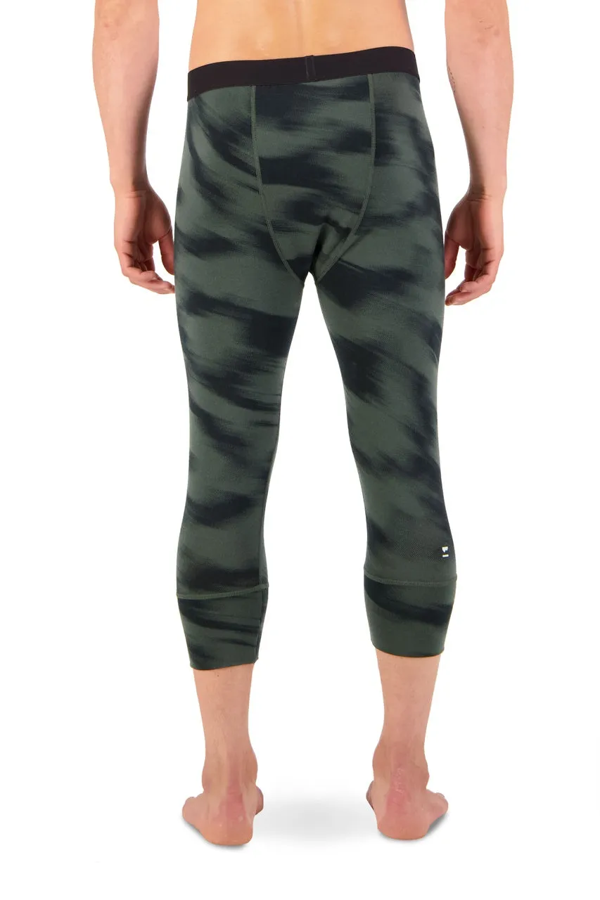 Mons Royale Cascade 3/4 Legging Thermals Mens Rosin Motion