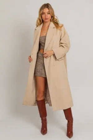 New York minute Oversized Long Coat