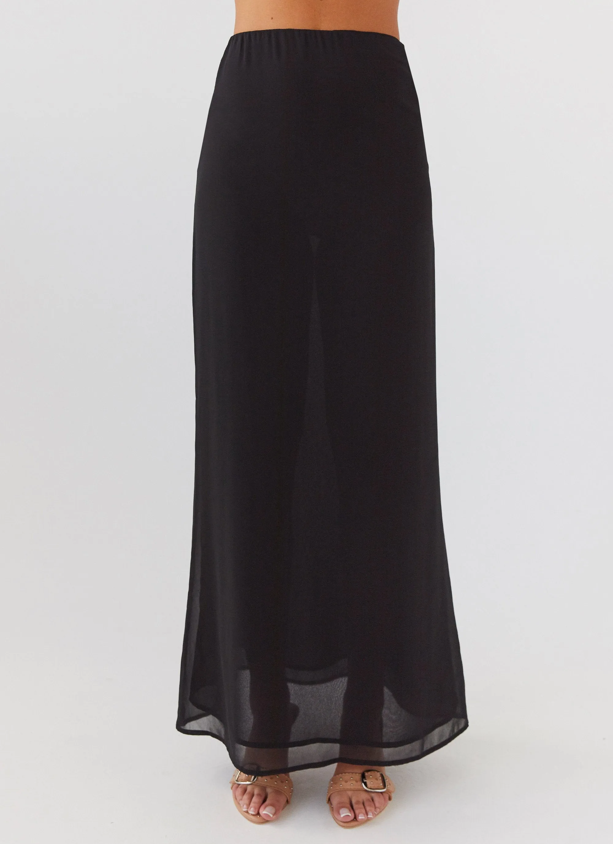 Nightfall Maxi Skirt - Midnight