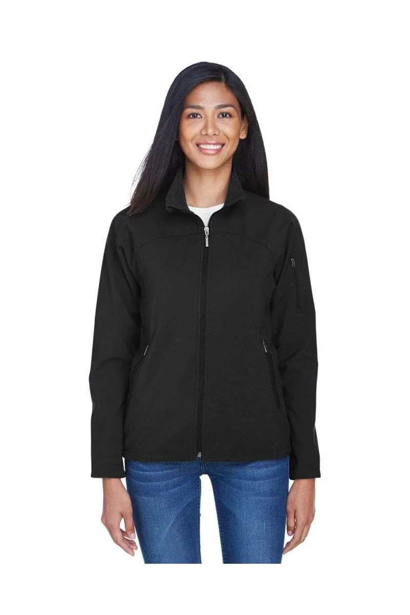 North End 78034: Ladies' Three-Layer Fleece Bonded Performance Soft Shell Jacket