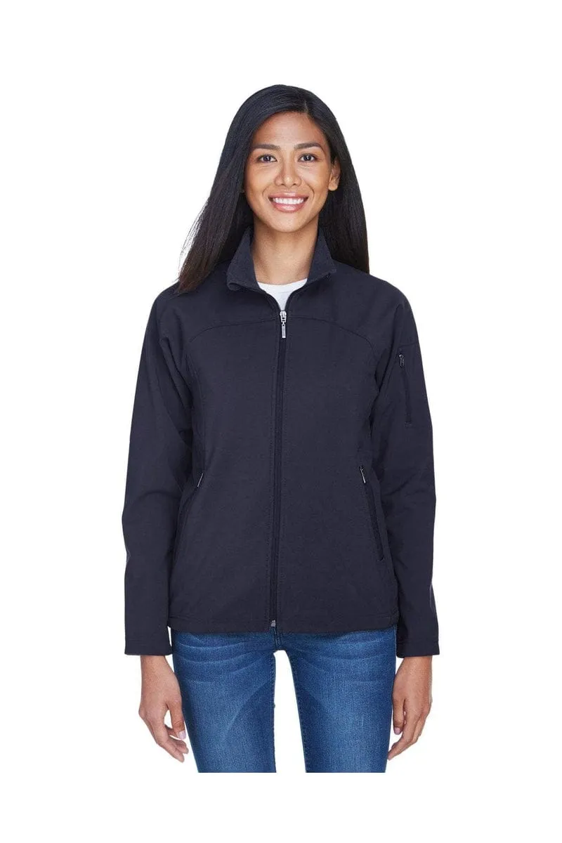 North End 78034: Ladies' Three-Layer Fleece Bonded Performance Soft Shell Jacket