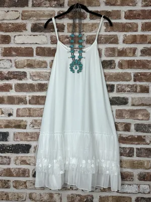 Optimistic Triple Laced Vintage Inspired Hippie White Extender