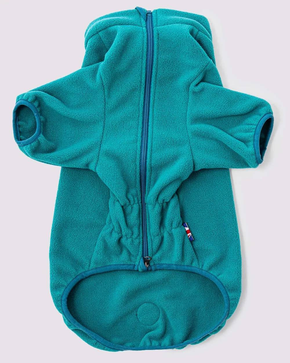 Outdoor Fleece Dog Jacket - Teal Green