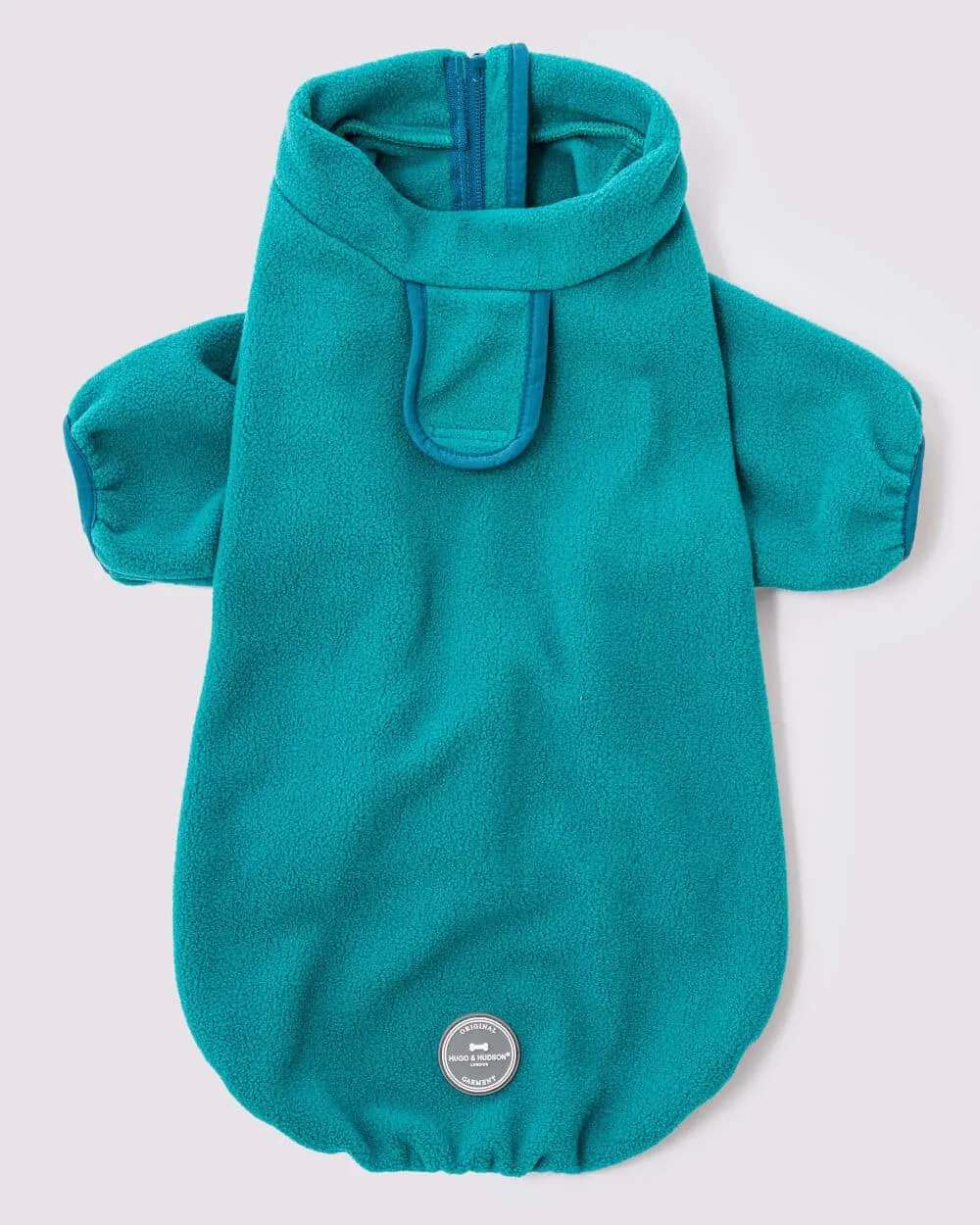 Outdoor Fleece Dog Jacket - Teal Green