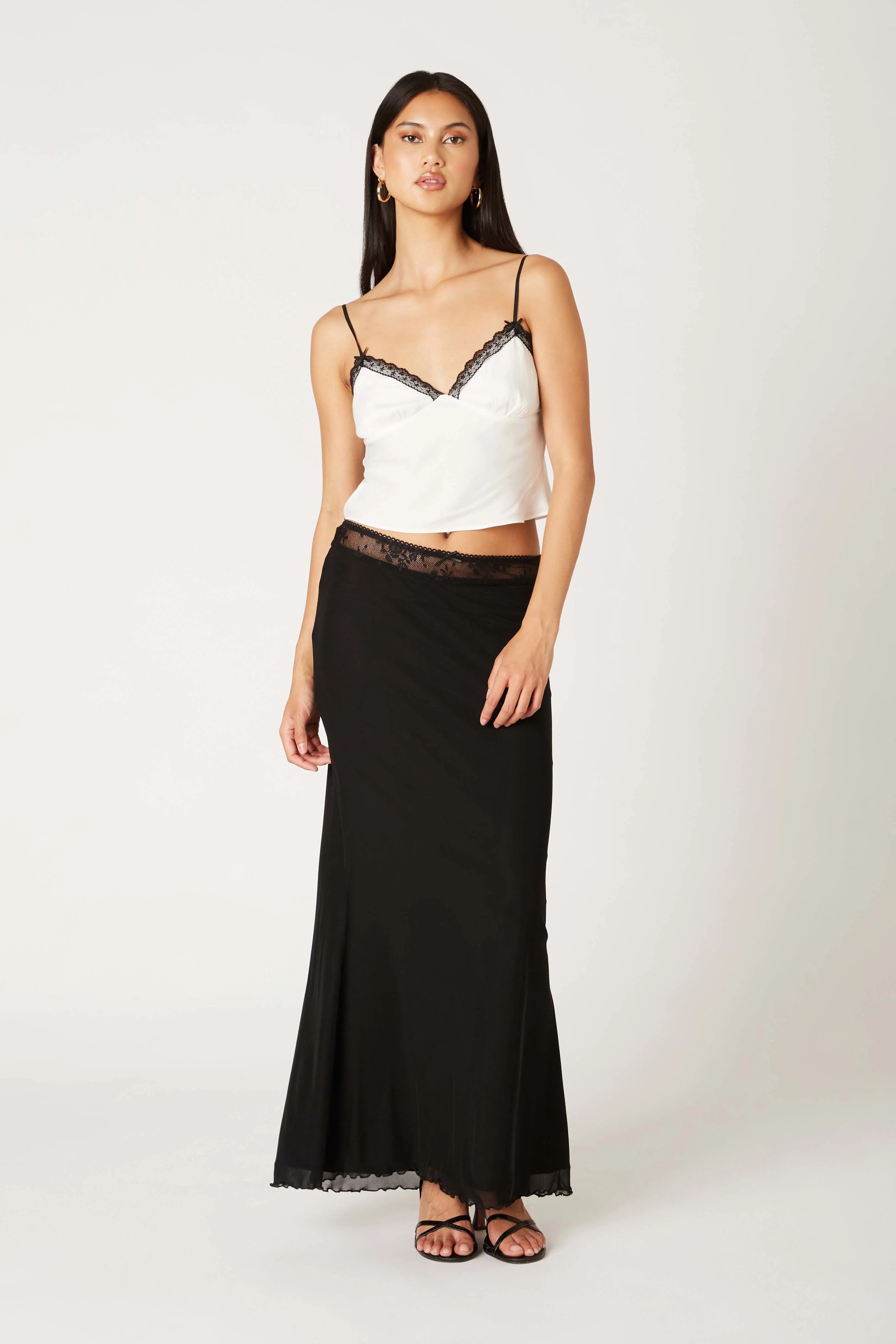 Peek-a-Boo Maxi Skirt