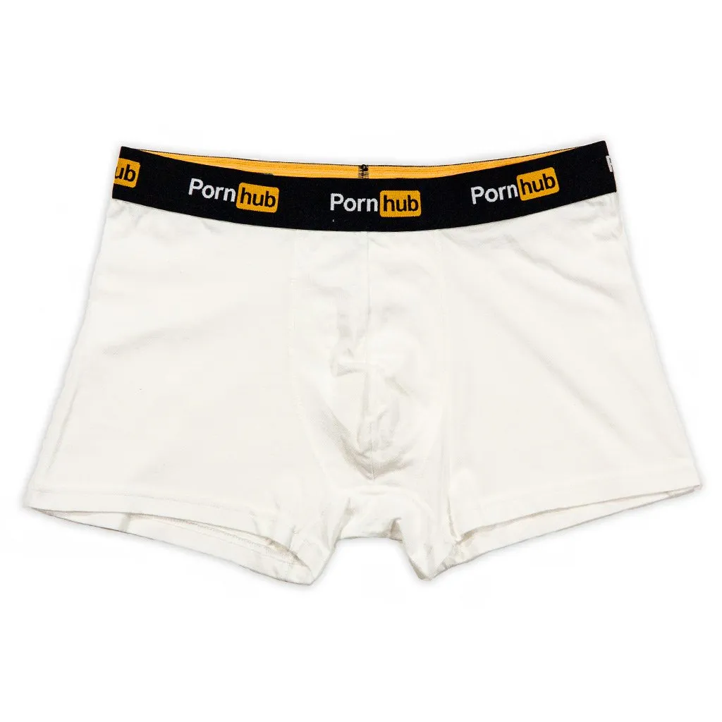 Pornhub White Boxer Briefs