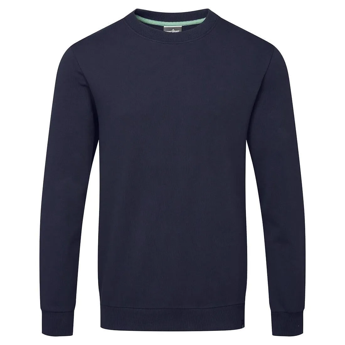 Portwest Navy Organic Cotton Recyclable Sweatshirt Size XL