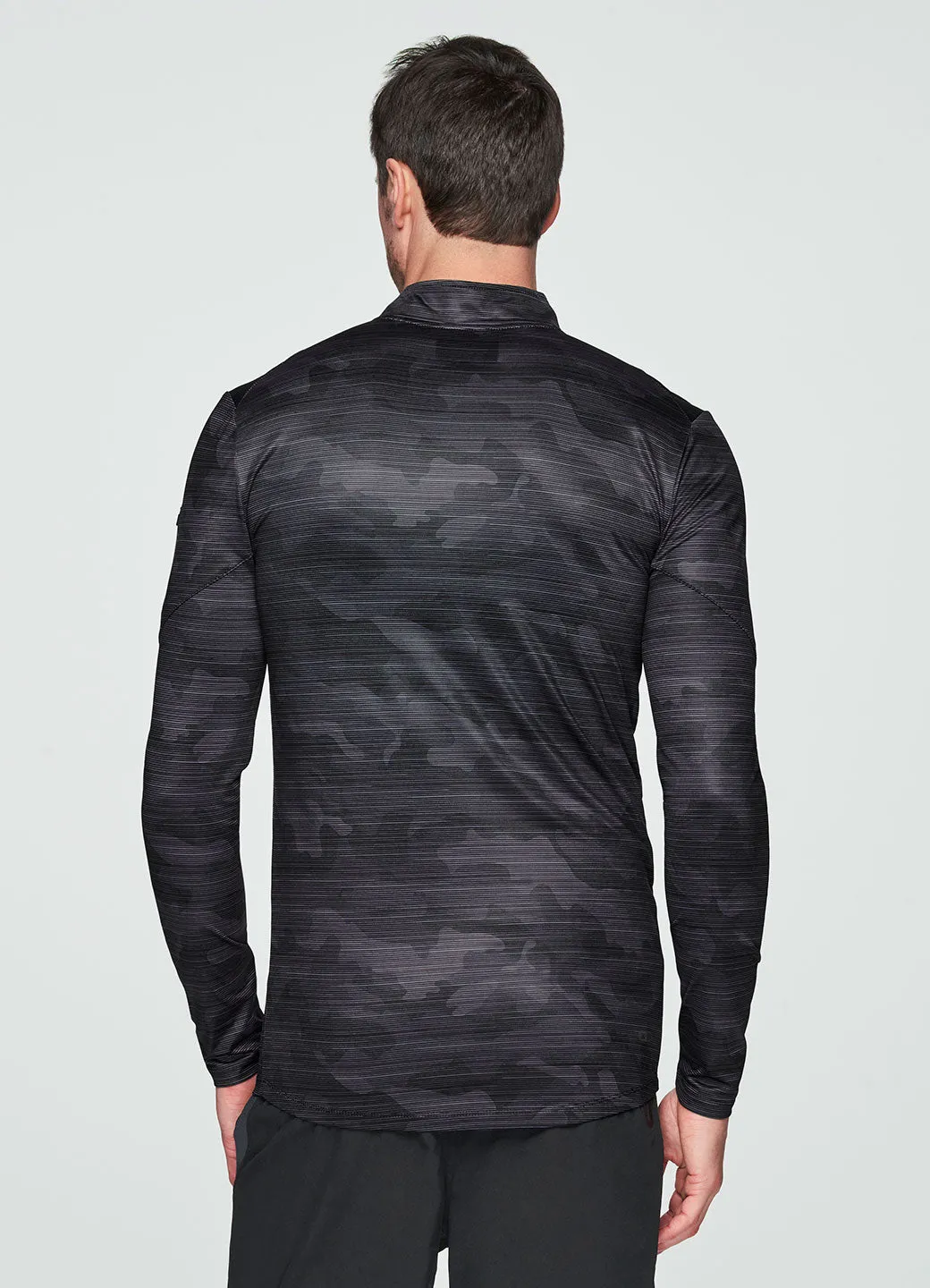 Prime Camo Compression 1/4 Zip Base Layer Tee