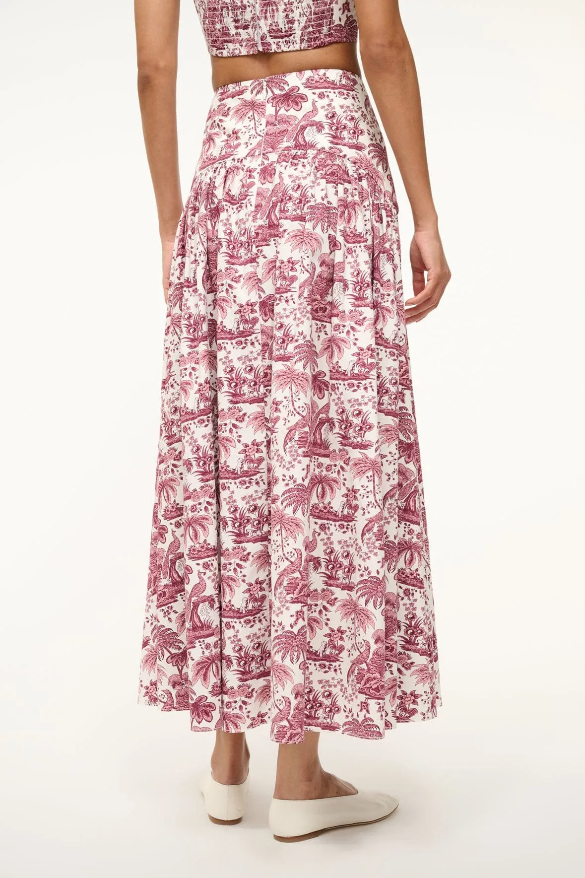 PROCIDA SKIRT | BORDEAUX TOILE