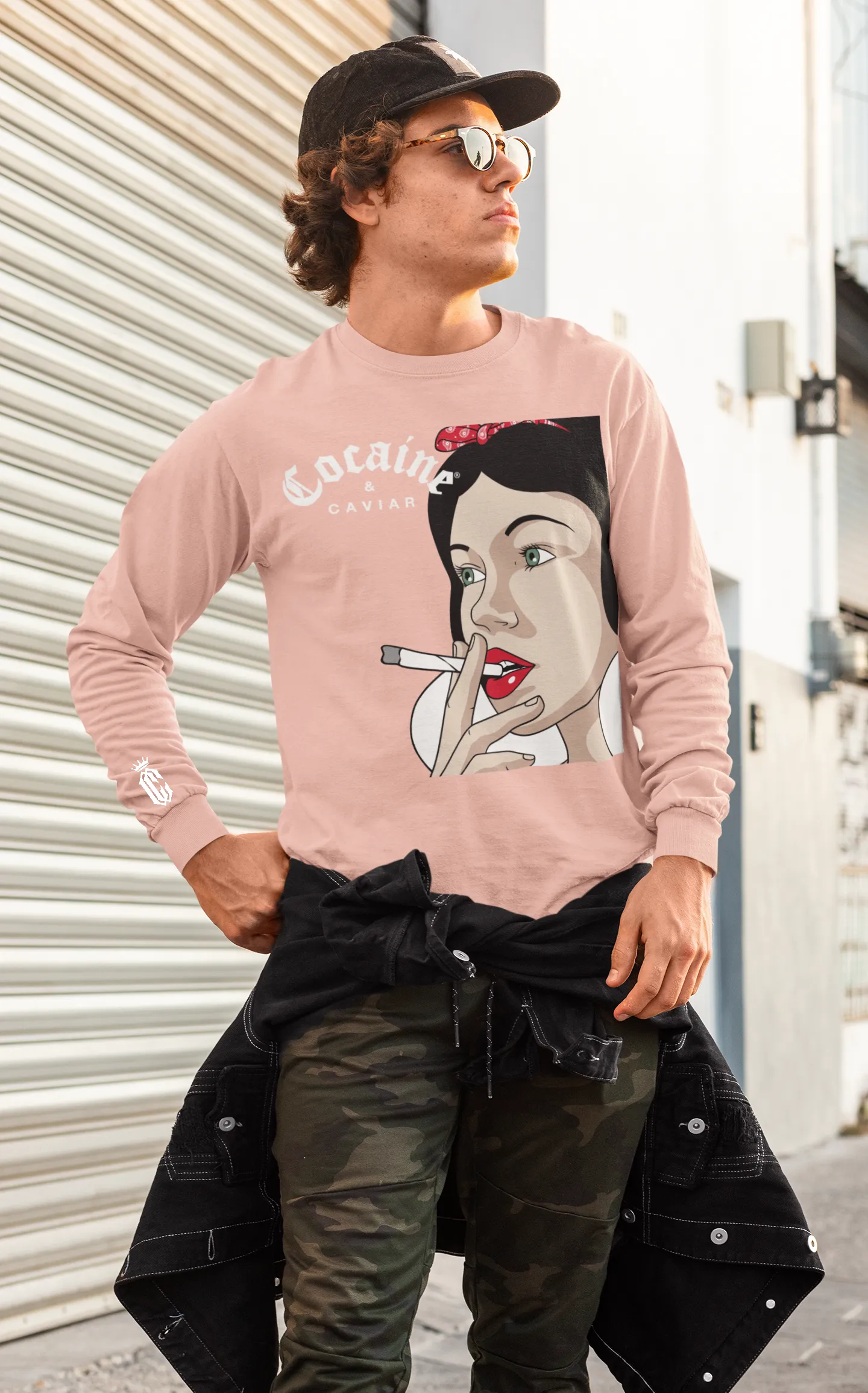 PUFF PUFF PASS DUSTY PINK SWEATSHIRT