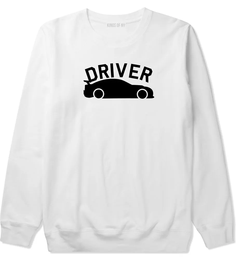 Race Car Driver Drive Mens Crewneck Sweatshirt