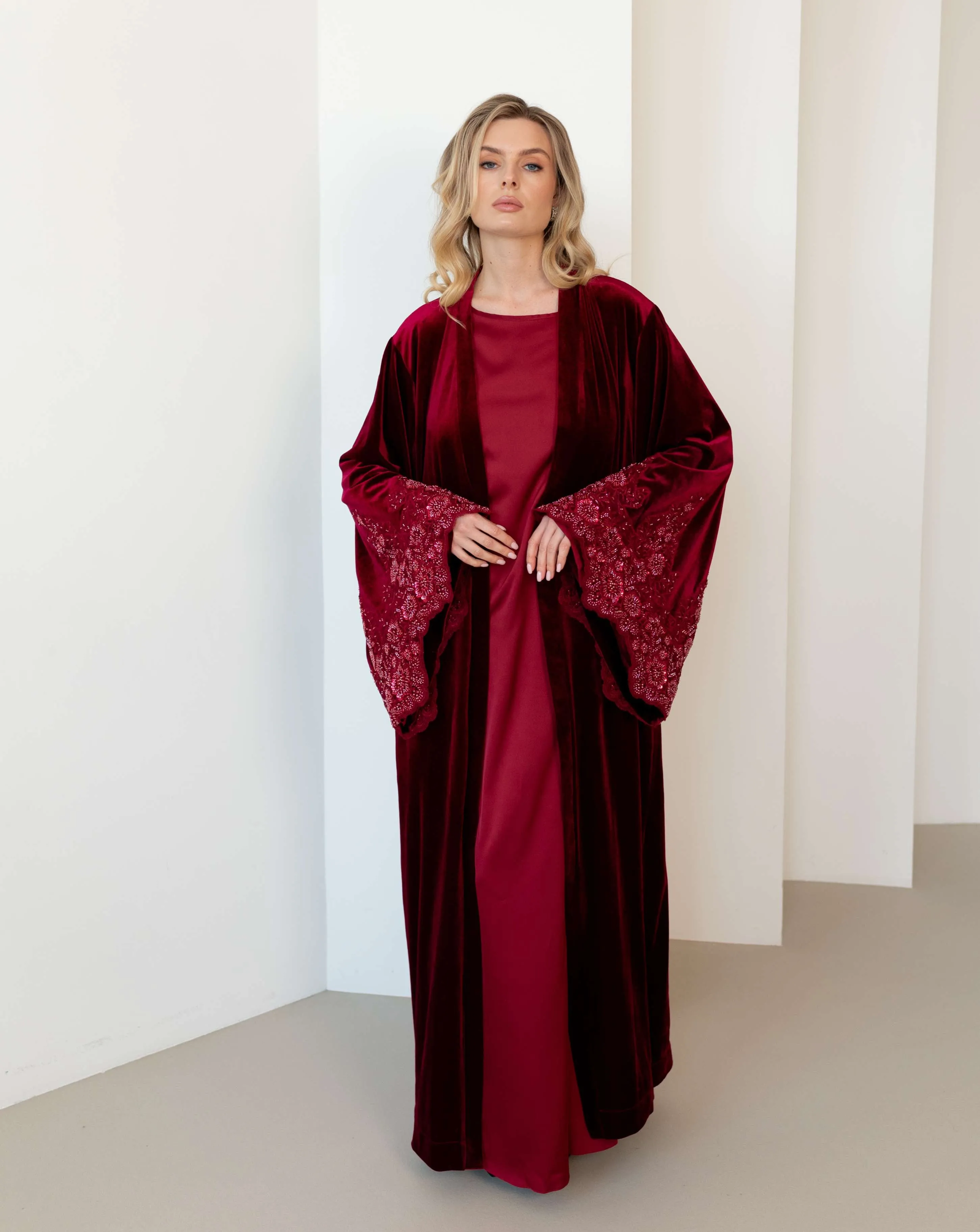 Reina Abaya and Dress Set