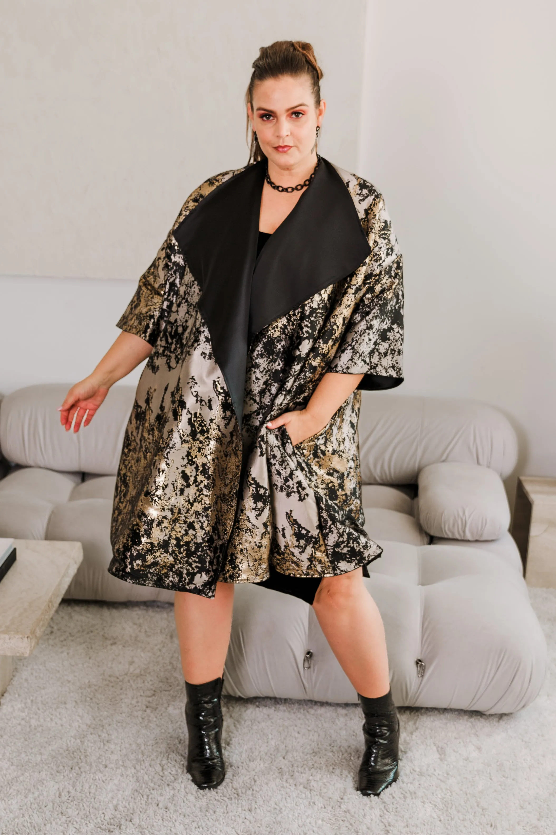 Reversible Opera Coat in "Elektra"