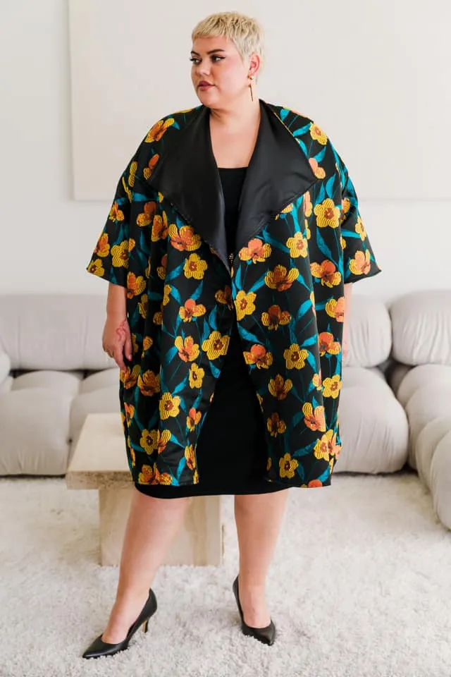 Reversible Opera Coat in "Zaza"