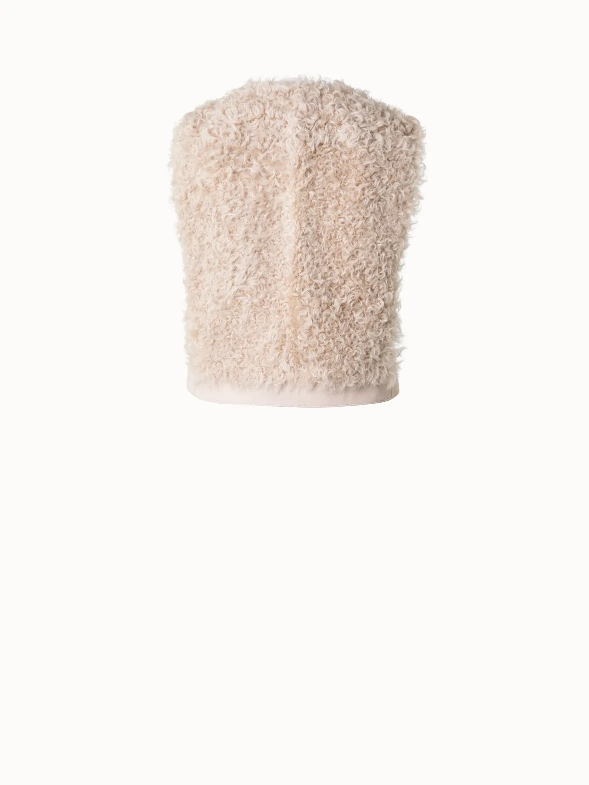 Short Shearling Gilet