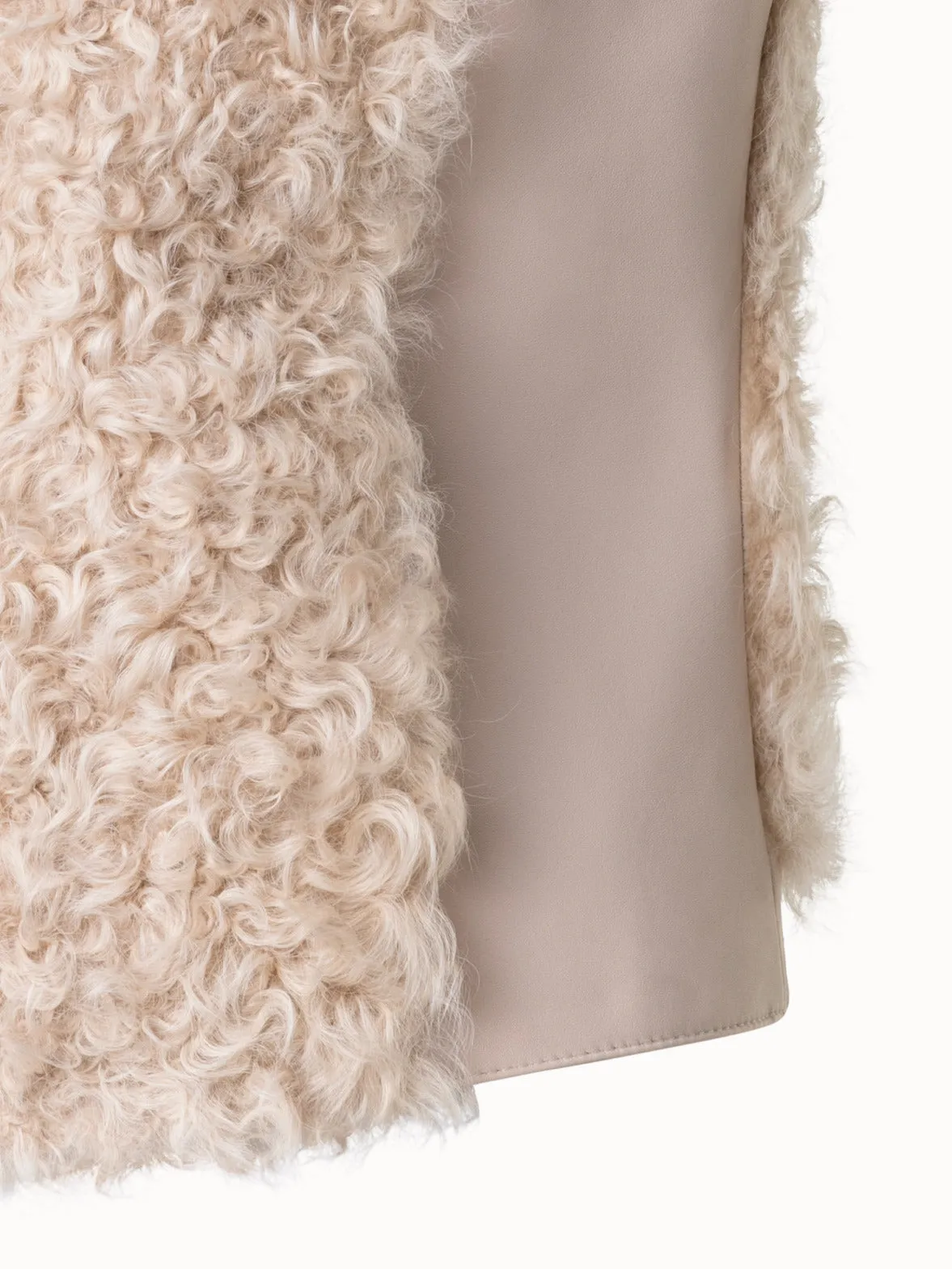 Short Shearling Gilet