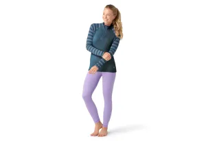 Smartwool | Classic Thermal Merino Base Layer 1/4 Zip | Women's | Ultra Violet Stripe