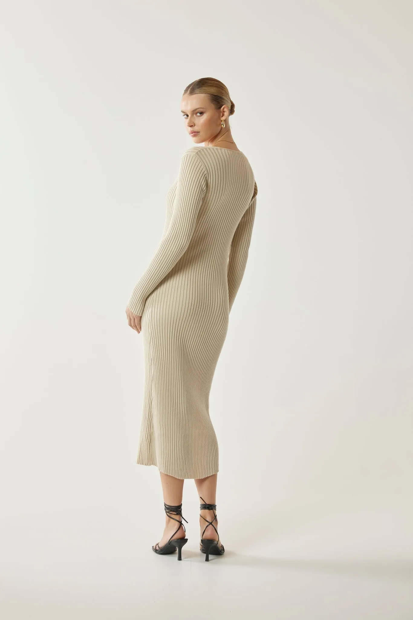 Solatium Knit Dress Stone