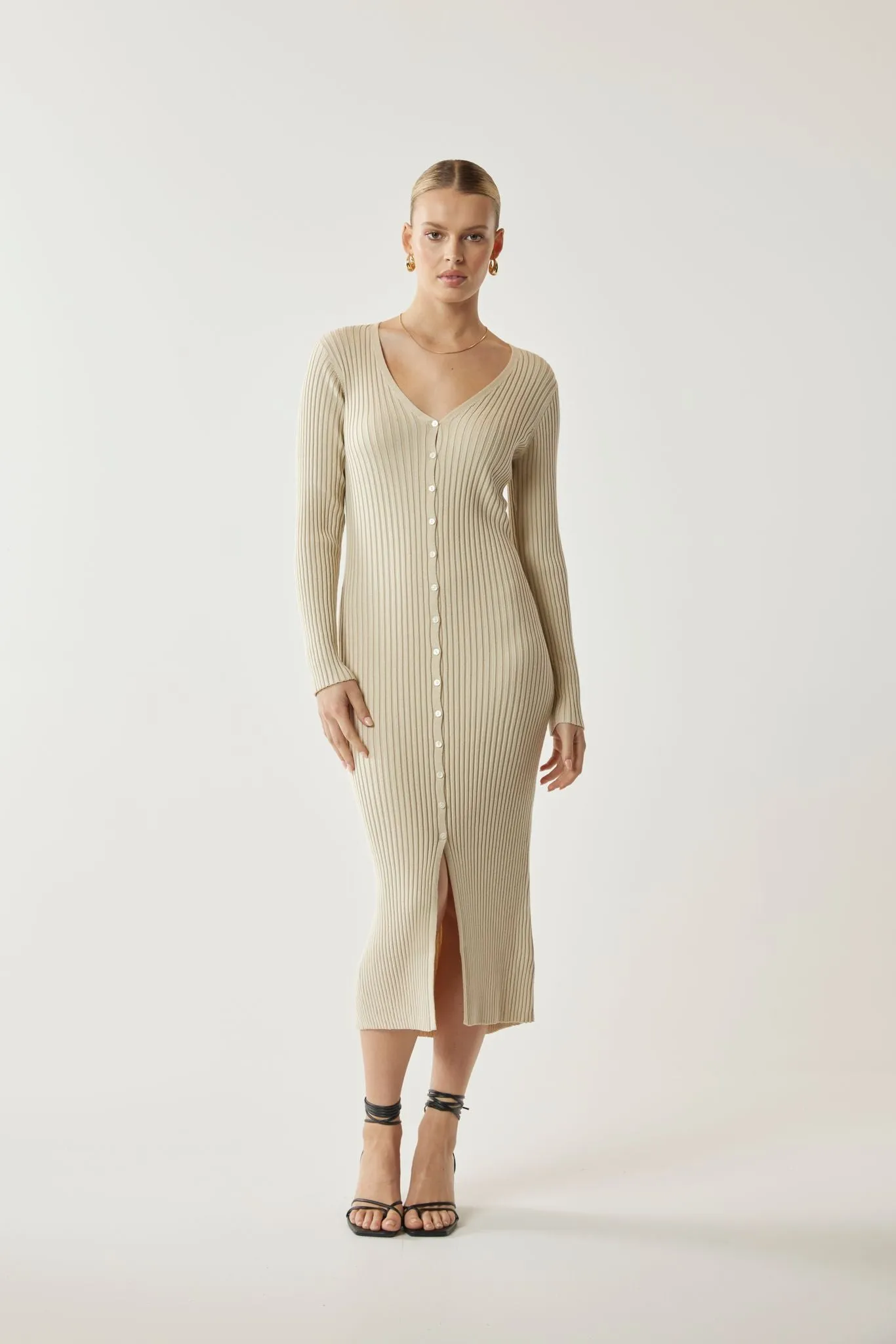 Solatium Knit Dress Stone