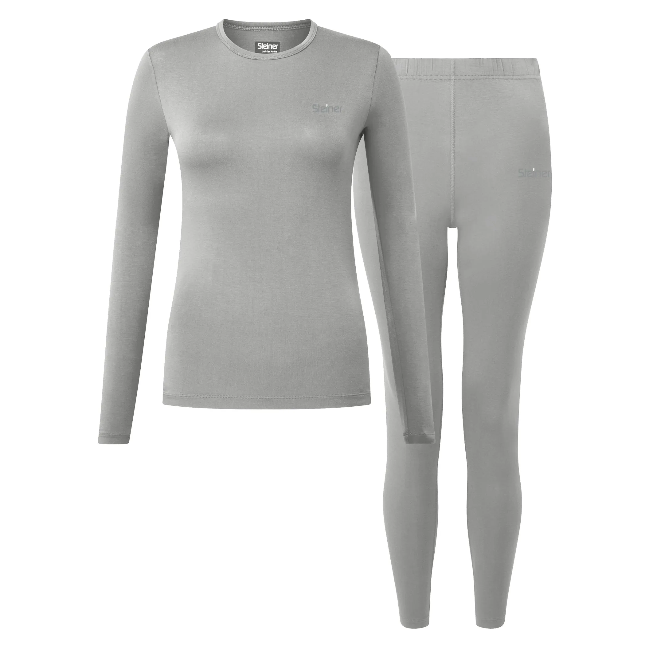 Steiner Womens Soft-Tec Active Thermal Set Grey Marl