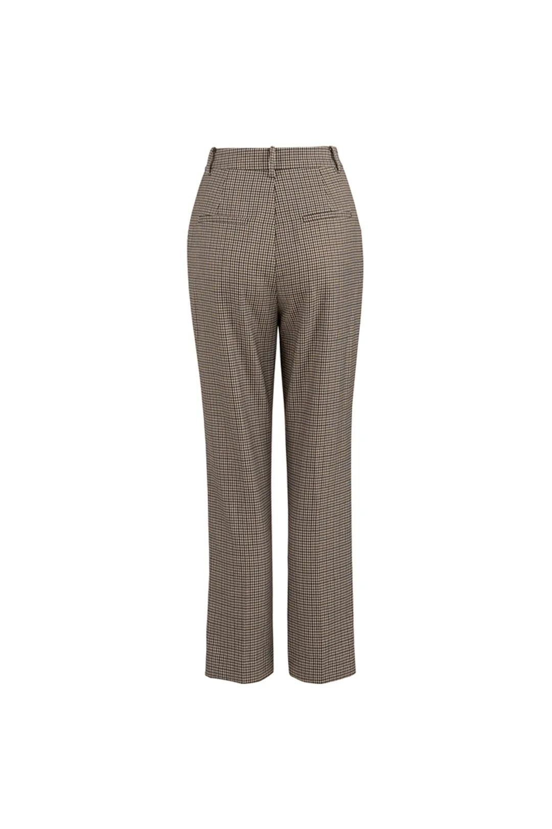 Stovepipe trousers | Check trousers | Commute trousers