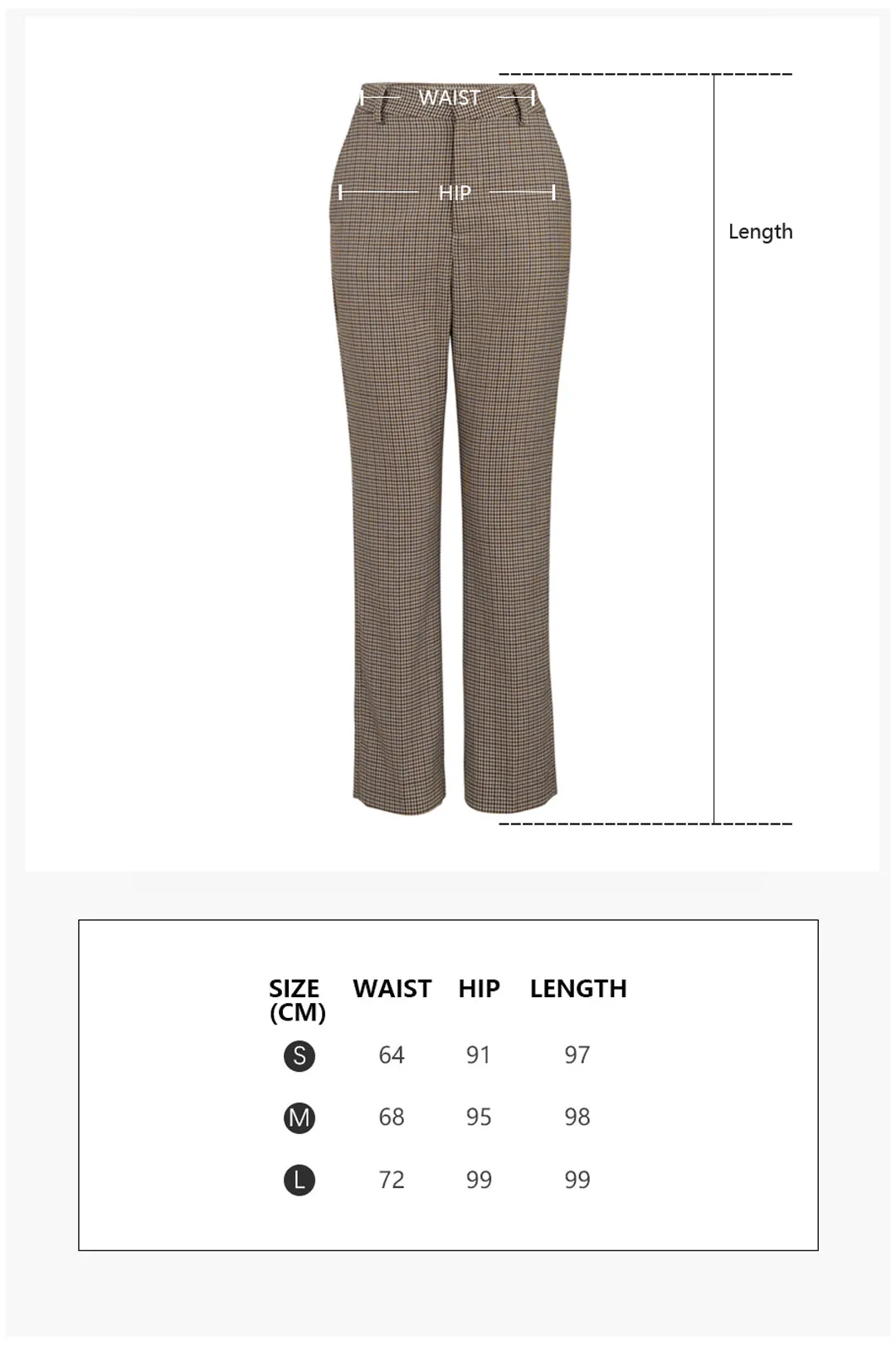 Stovepipe trousers | Check trousers | Commute trousers