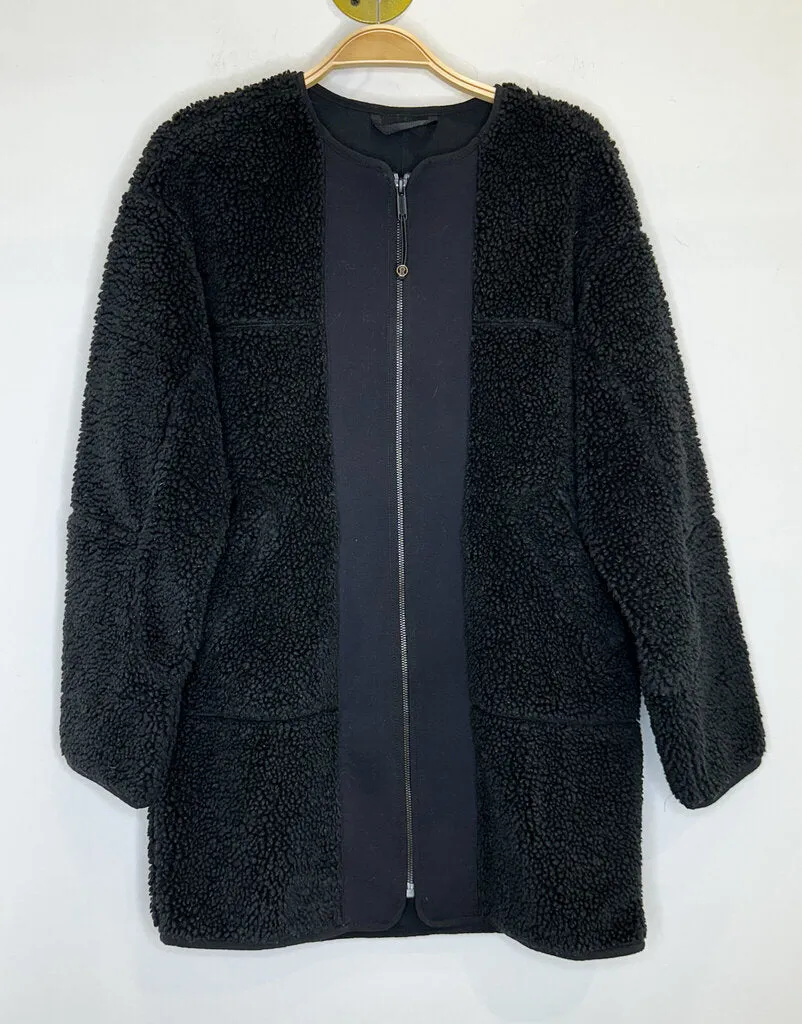 Teddy Bear Collarless Coat