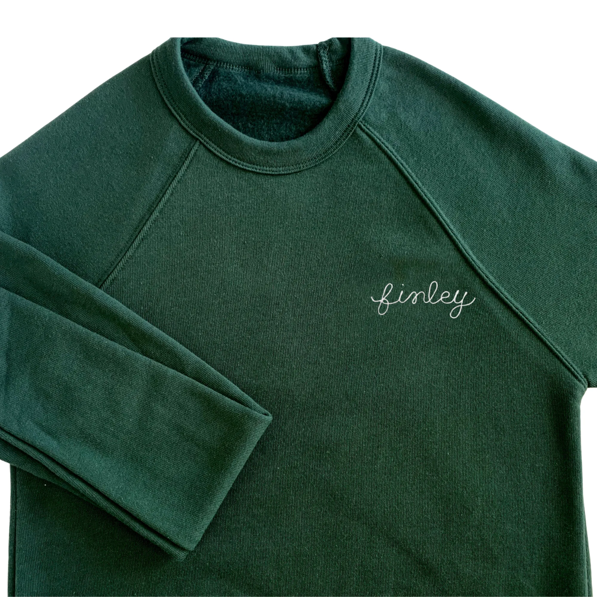 The Adult Chainstitch Sweatshirt - Forest Green