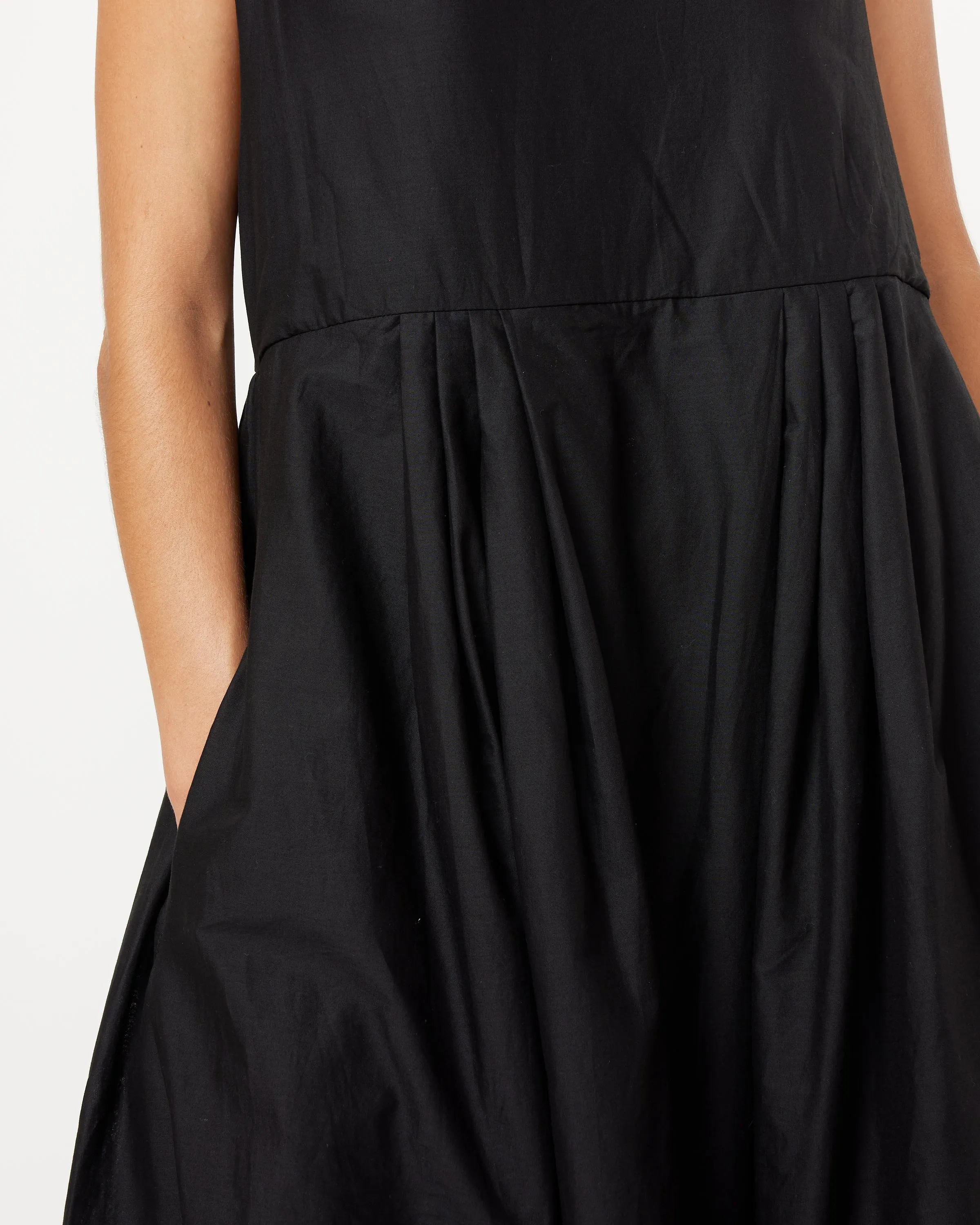 The Brushed Dress in Black