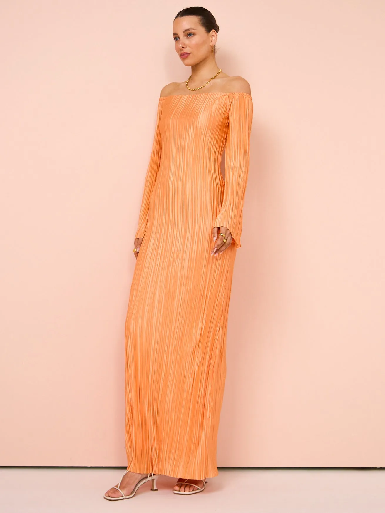 Tojha Carrie Dress in Apricot