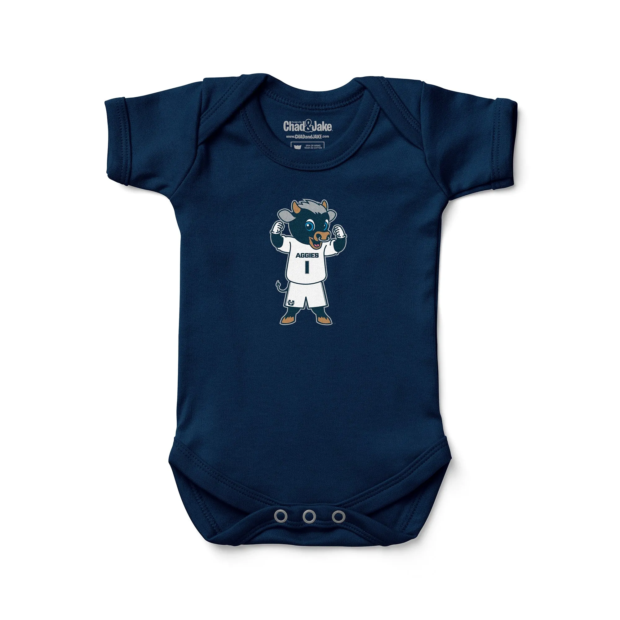 Utah State Aggies Baby Blue Bodysuit