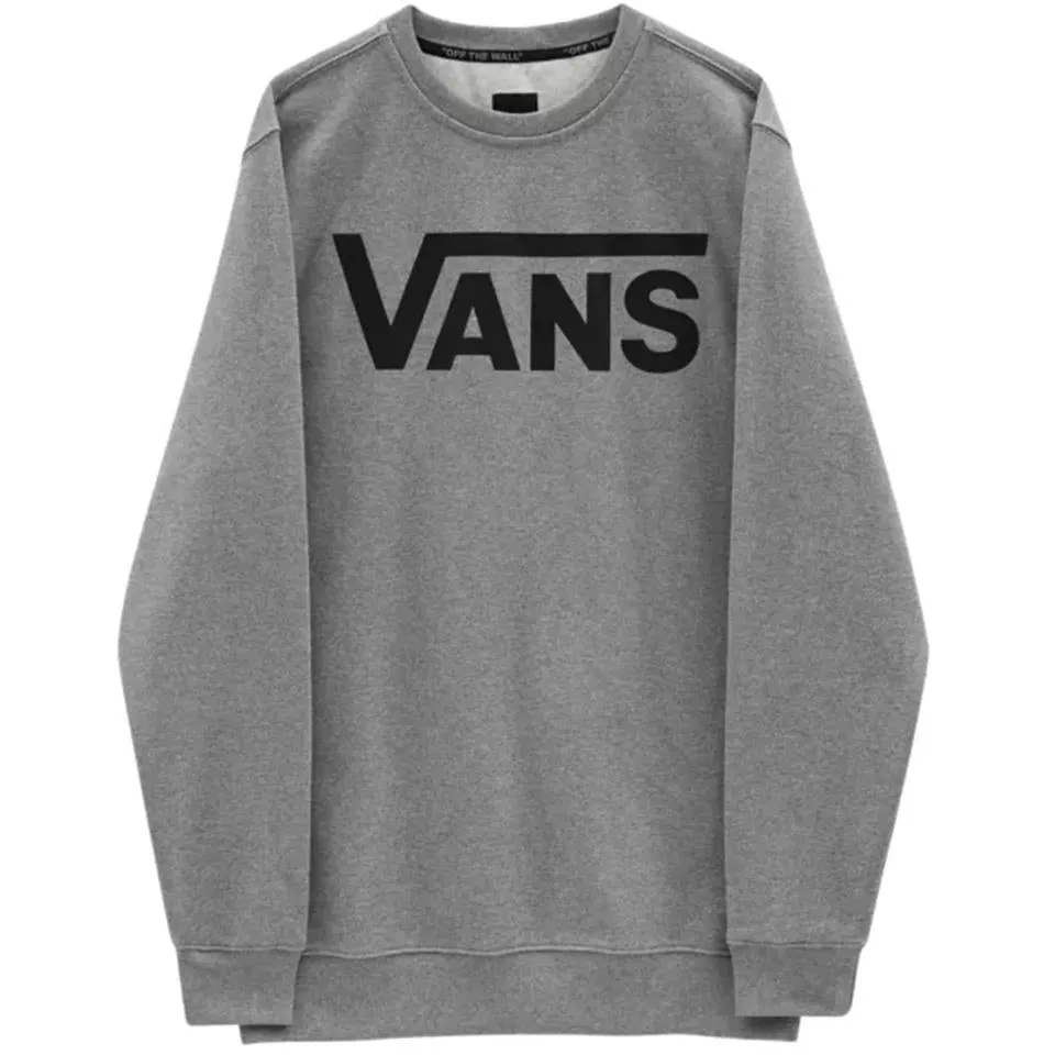 Vans Classic Crew Sweatshirt - Cement Heather/Black