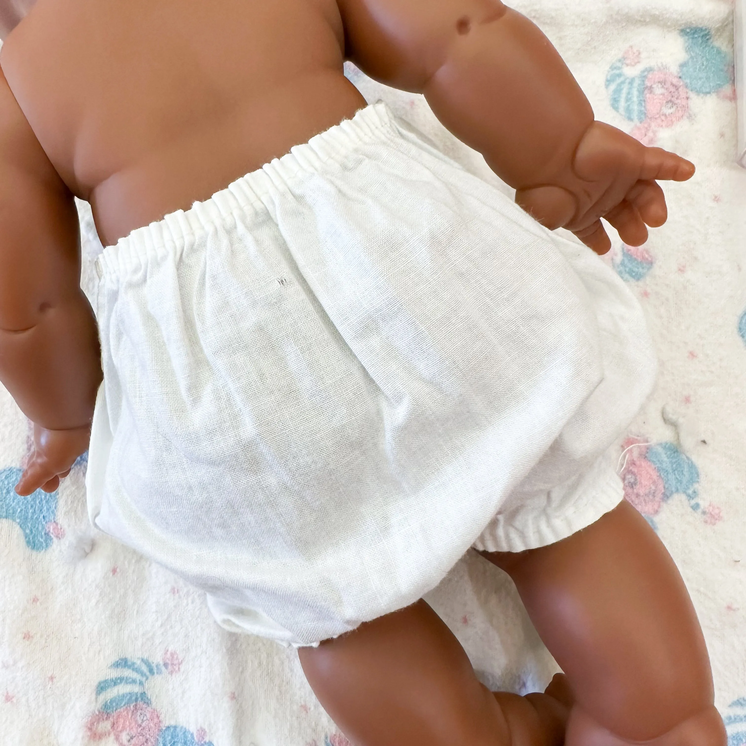 Vintage Doll White Bloomers (fits Minikane Gordis doll)