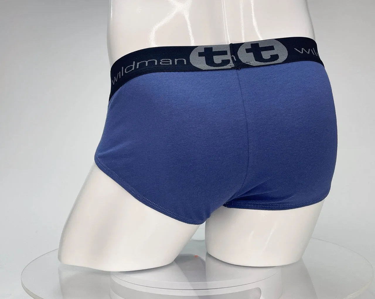 WildmanT Cotton Monster Cock Brief Dark Blue and Gray