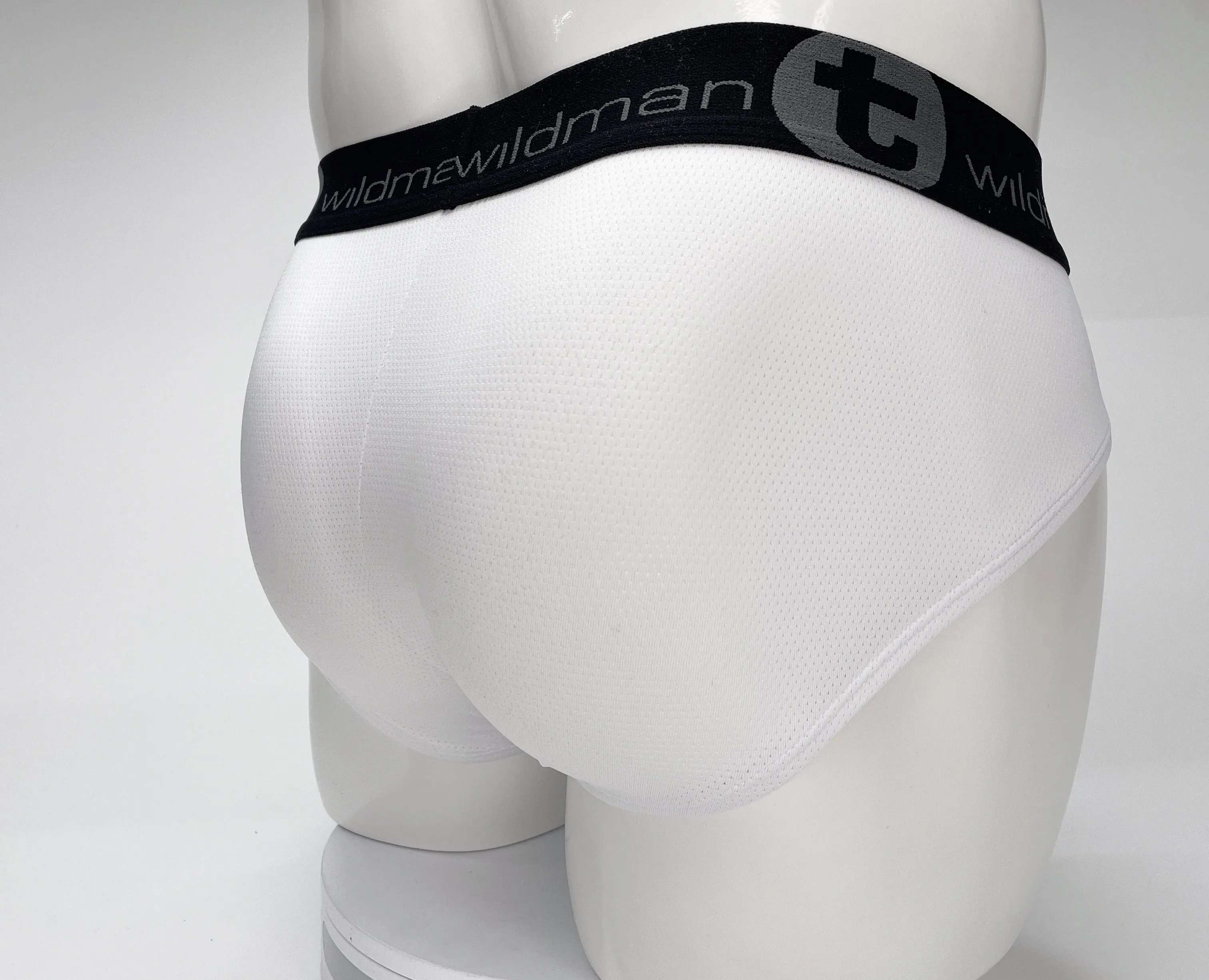 WildmanT Mesh Monster Cock Brief White