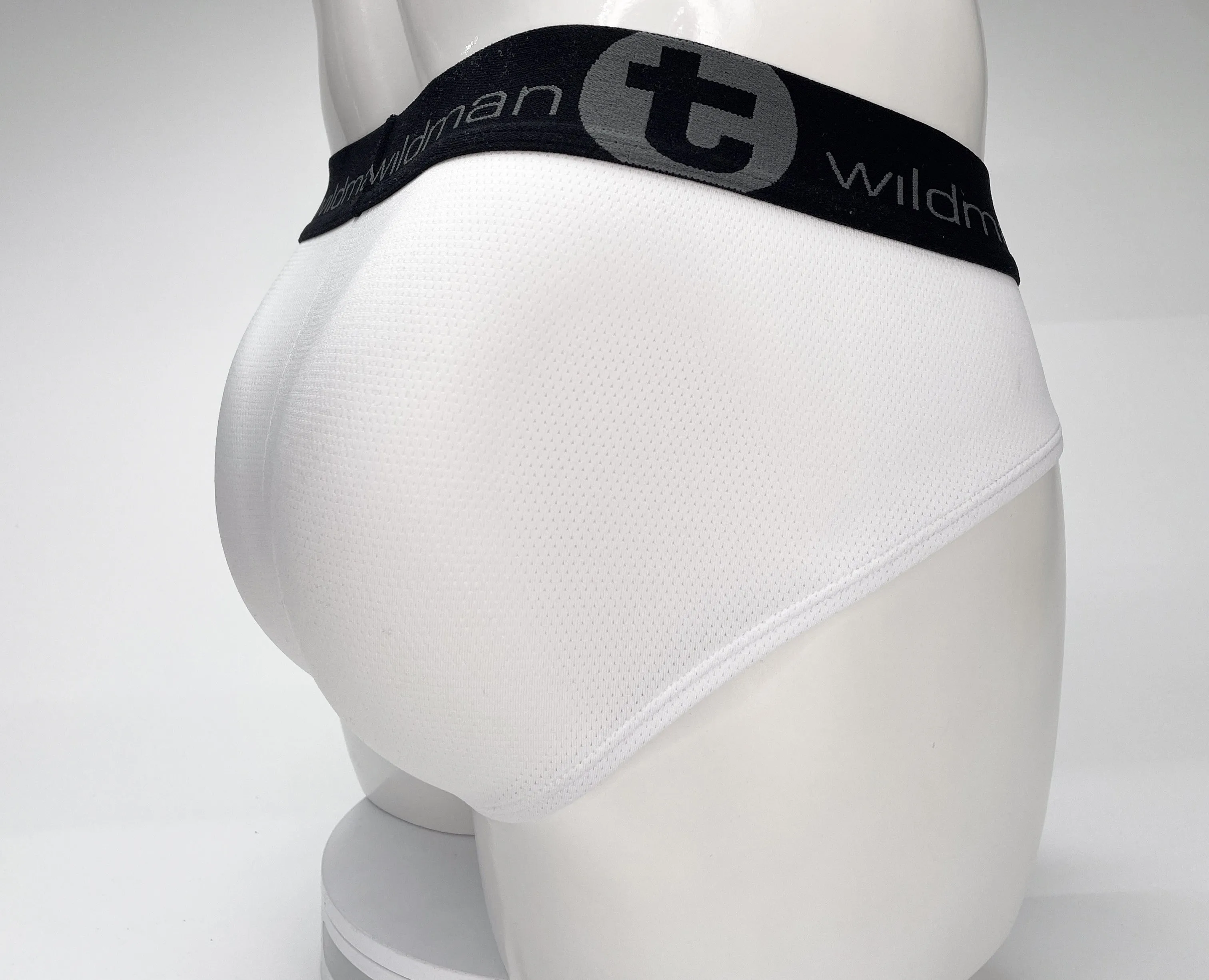 WildmanT Mesh Monster Cock Brief White