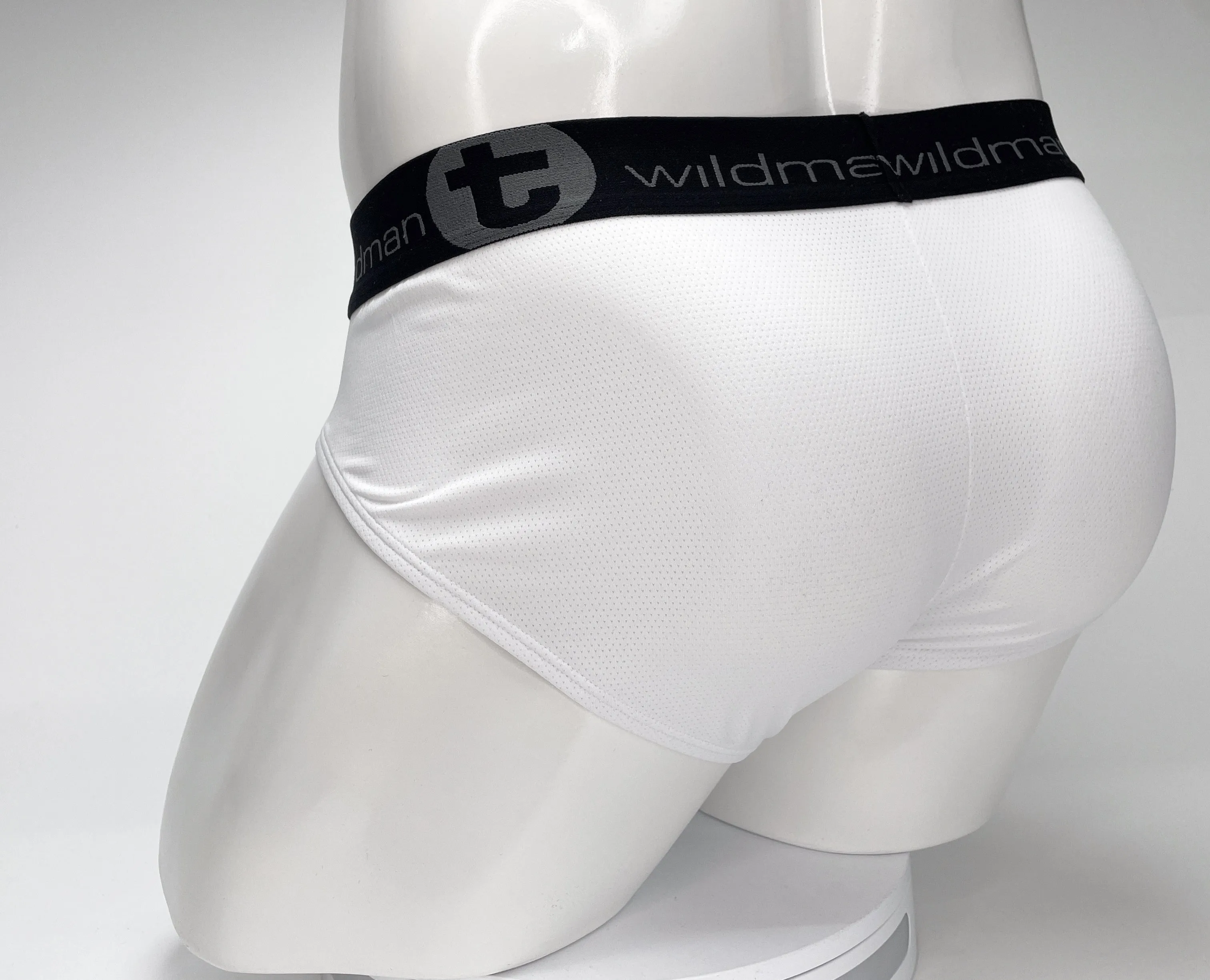 WildmanT Mesh Monster Cock Brief White