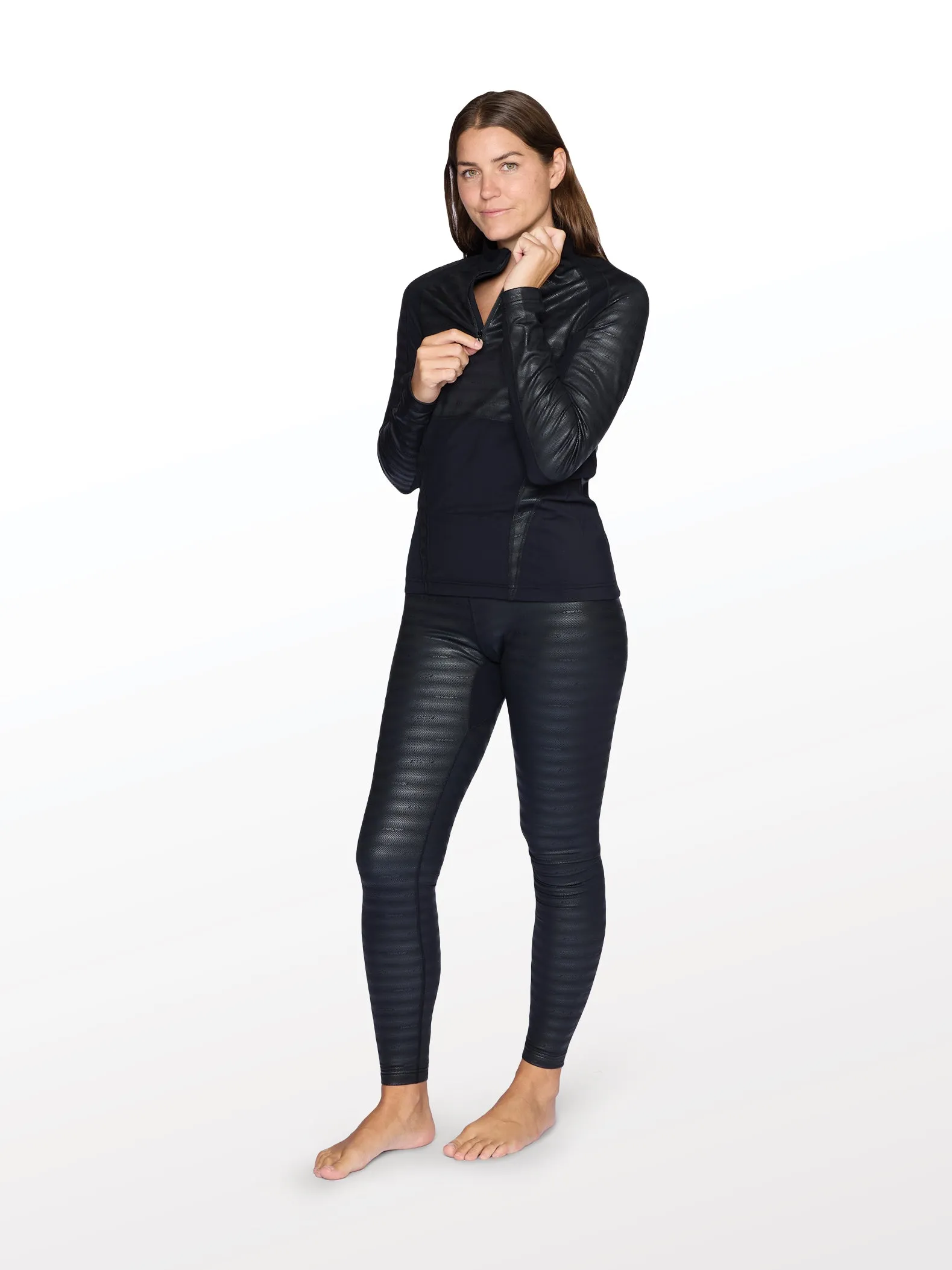 Women's Heatwave™ Performance Base Layer ¼ Zip Mock Neck Top