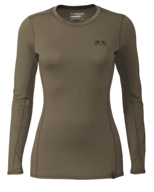 Women's ULTRA Merino 145 LS Crew | Ash